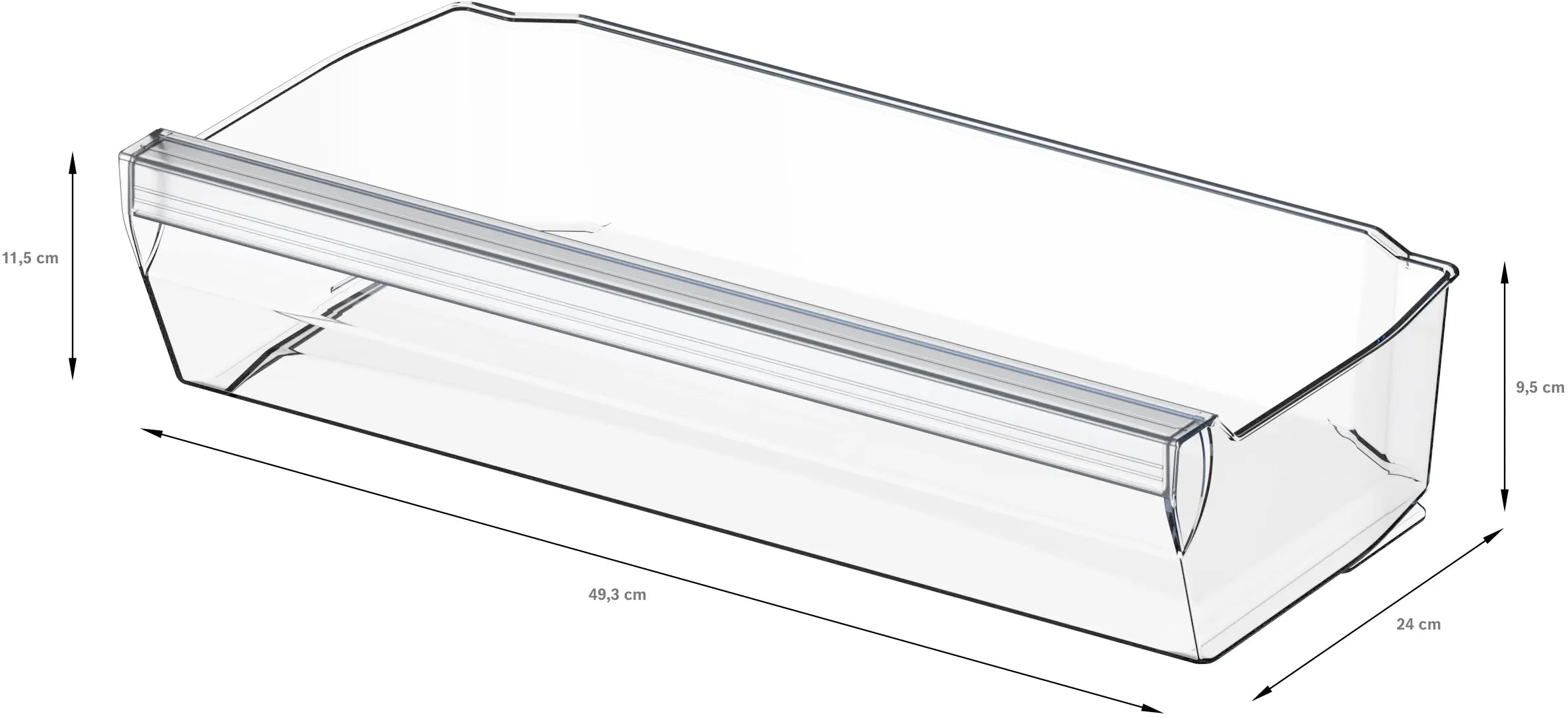 Bosch KUR21VFE0G Series 4 built-under integrated larder fridge