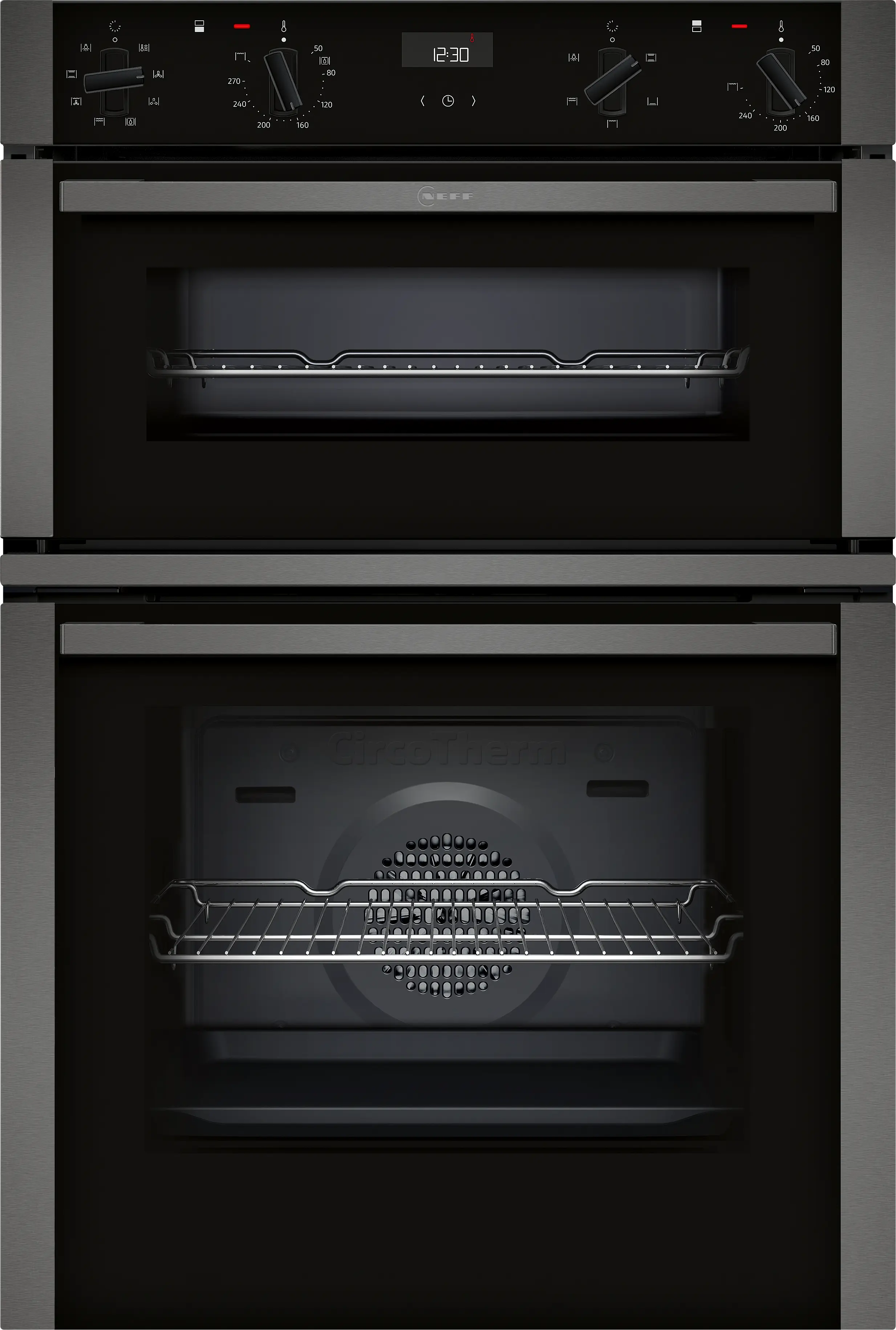 NEFF N50 U1ACE2AG3B built-in double oven in Graphite-Grey