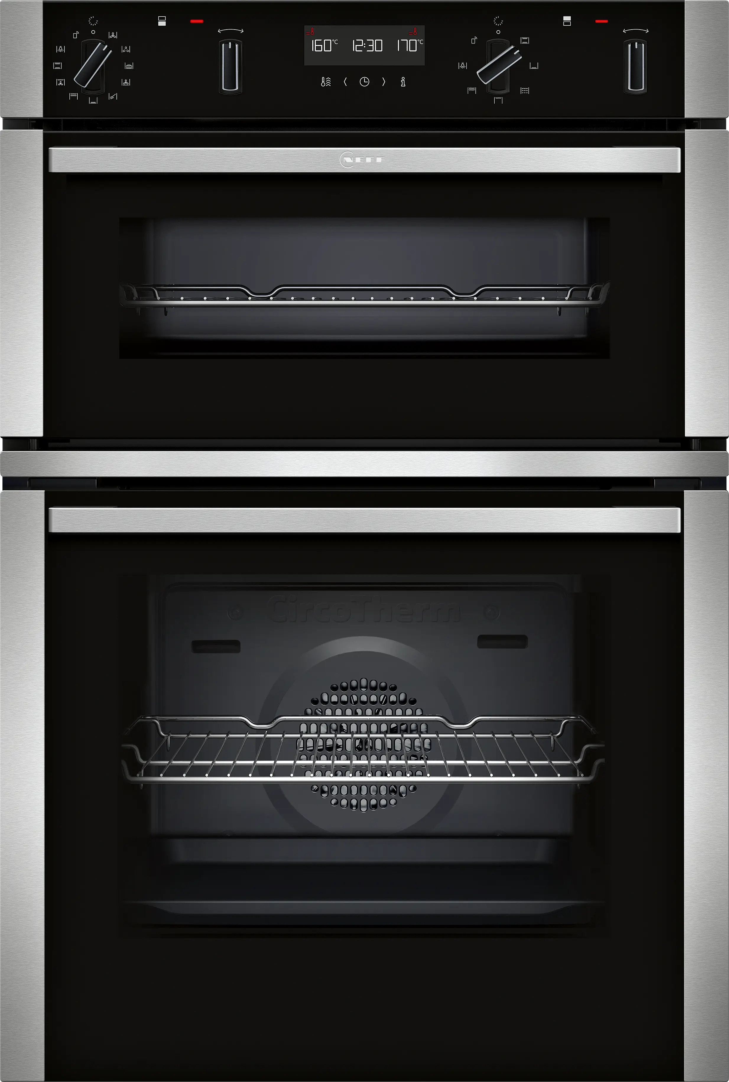 NEFF N50 U2ACH7AN7B built-in double oven in Stainless Steel