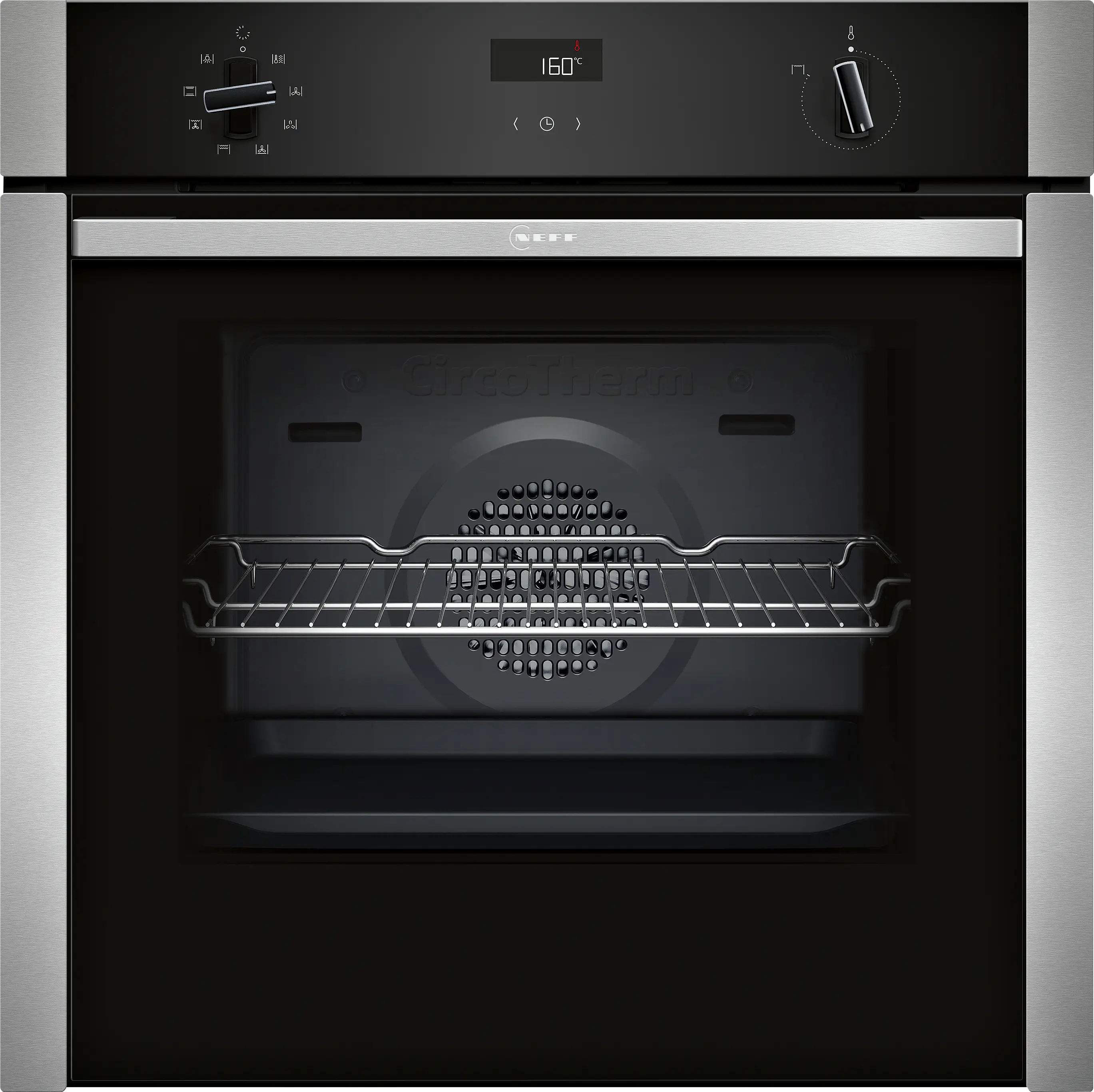 NEFF N50 B4ACF1AN3B Slide&Hide single oven in Stainless Steel