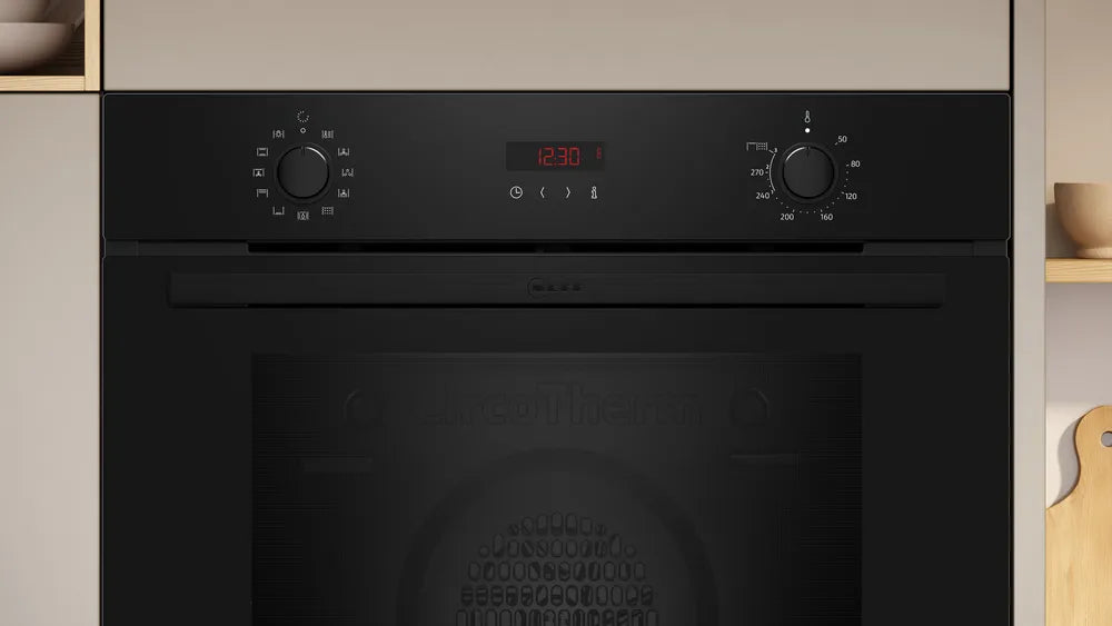 NEFF N 30 Built‑in Oven 60 x 60 cm Black | B2DCG7AK3B