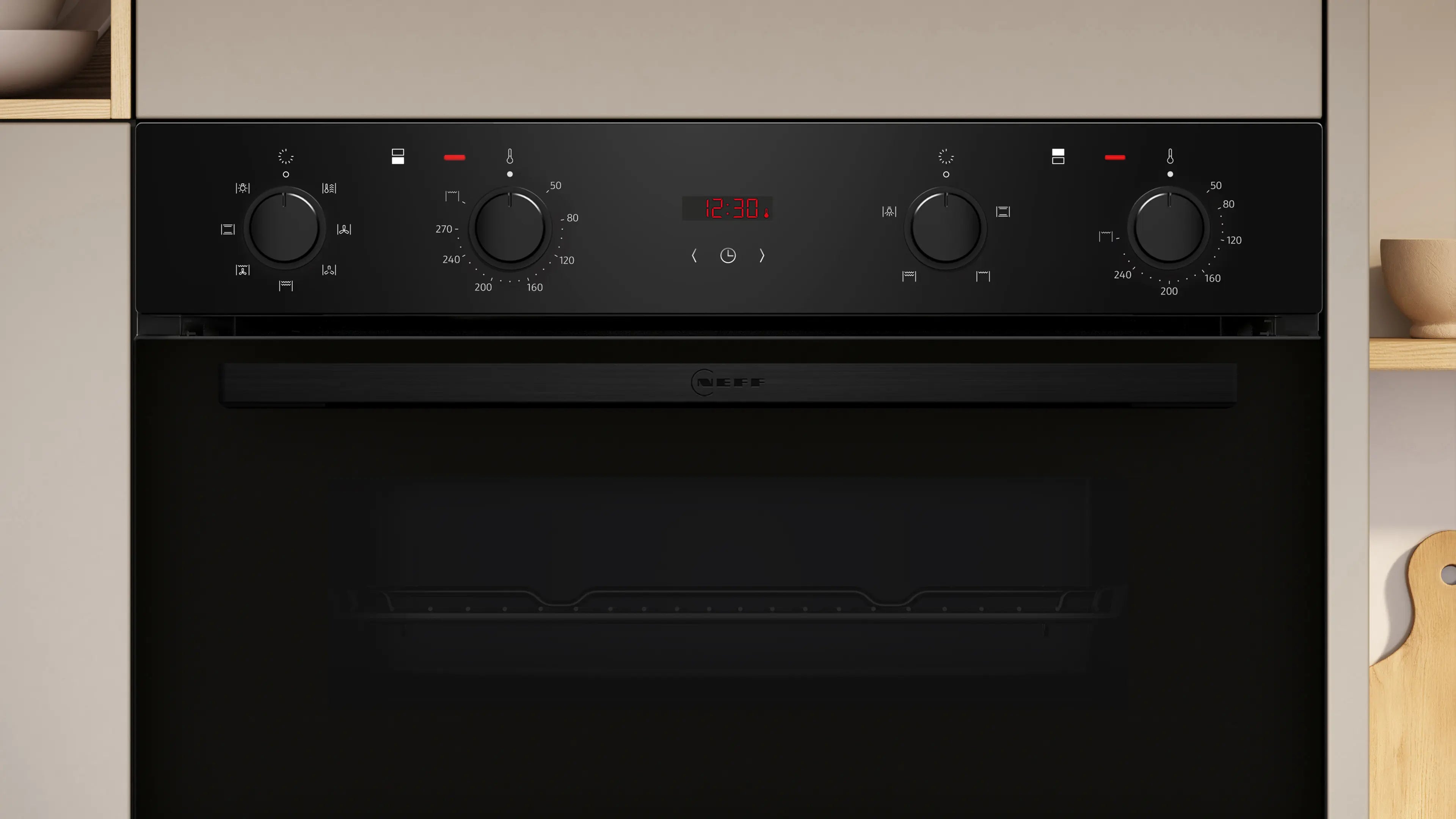 NEFF N30 U1DCC0AK3B built-in double oven in Black