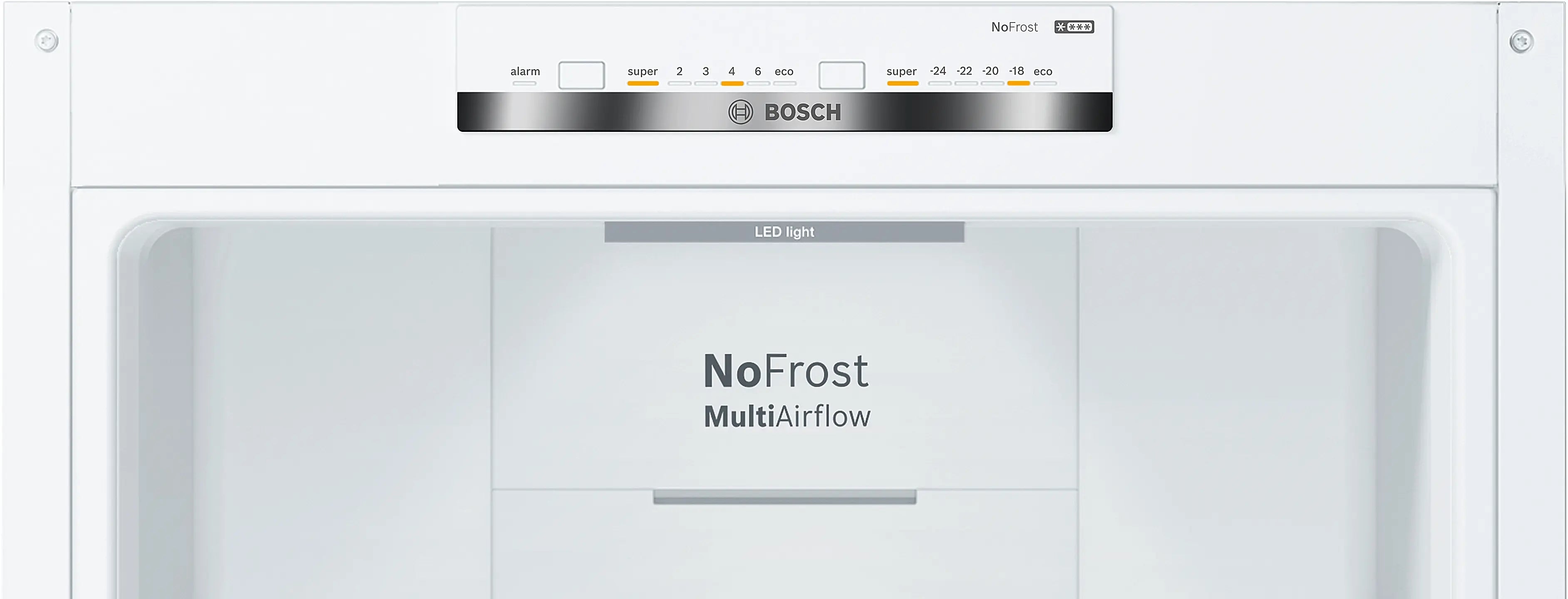 Bosch KGN392WEBG Series 4 freestanding fridge freezer in White