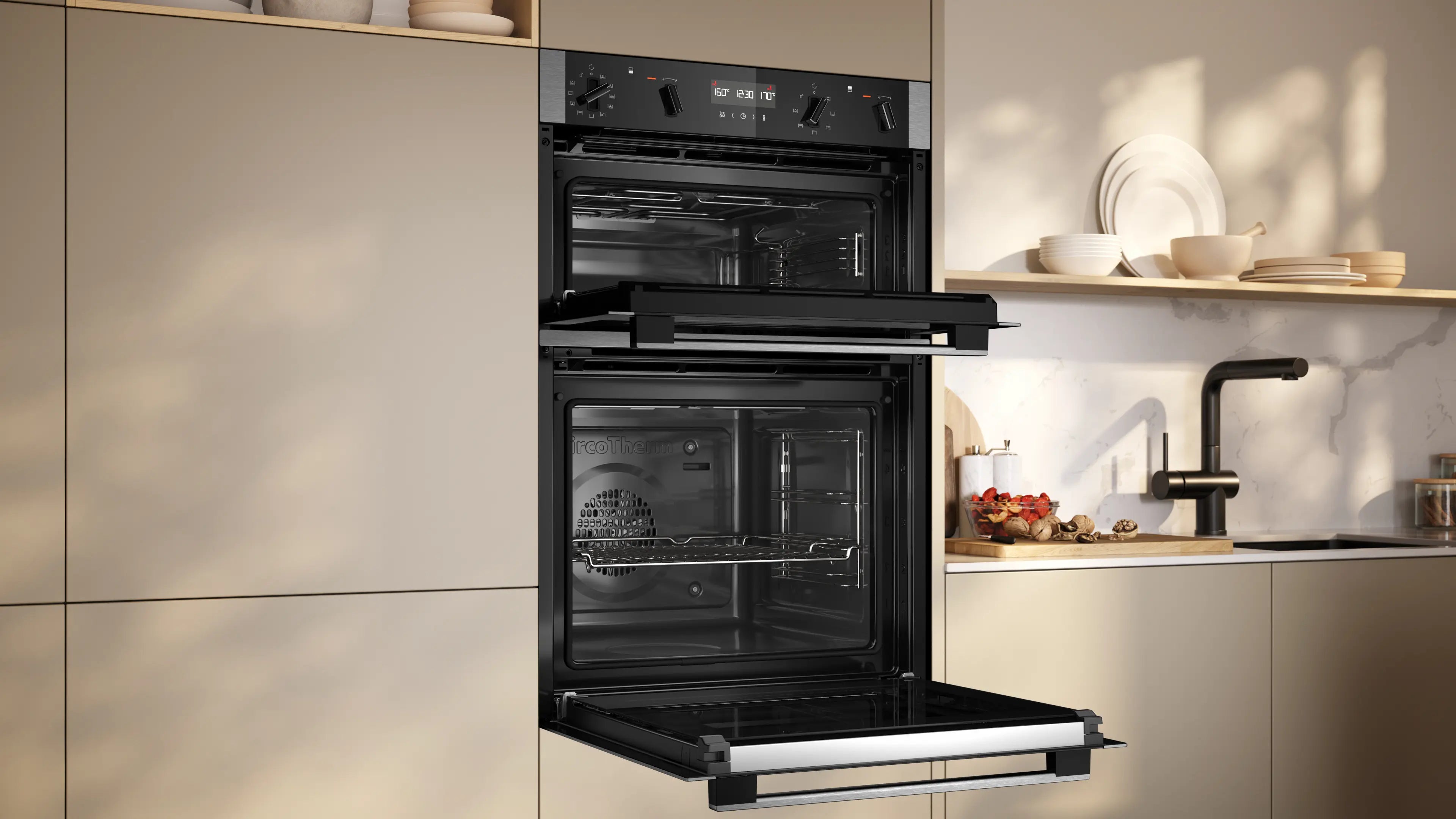 NEFF N50 U2ACH7AN7B built-in double oven in Stainless Steel