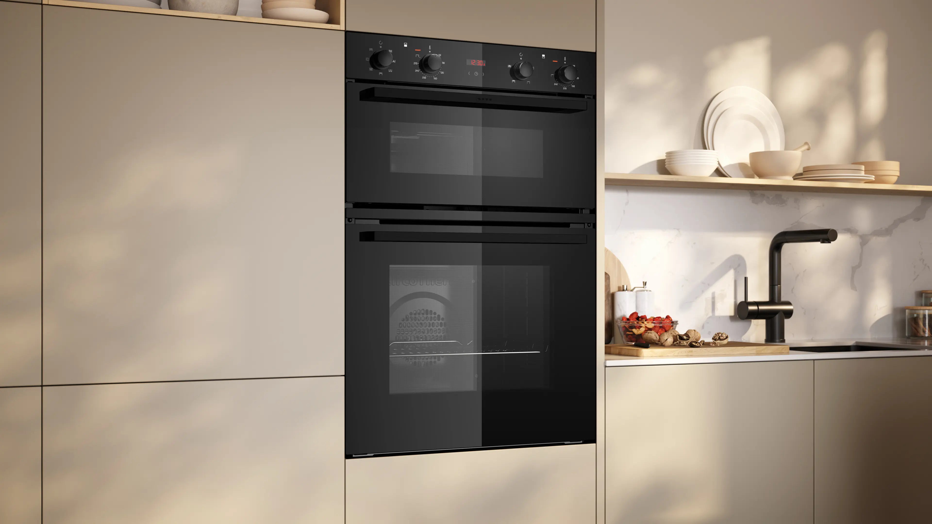 NEFF N30 U1DCC0AK3B built-in double oven in Black