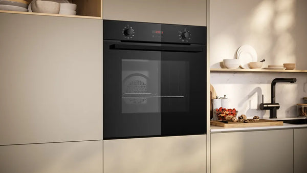 NEFF N 30 Built‑in Oven 60 x 60 cm Black | B2DCG7AK3B