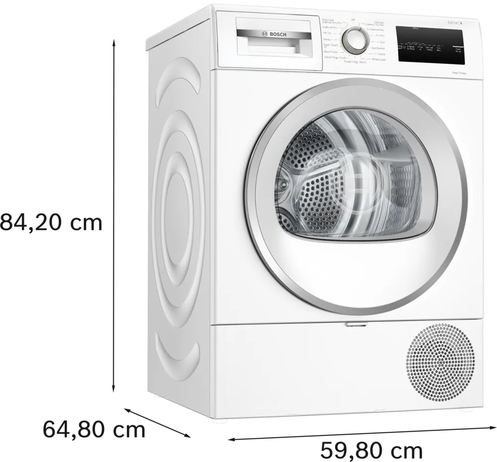 Bosch Series 4 8 kg Heat Pump Tumble Dryer | WTH85224GB