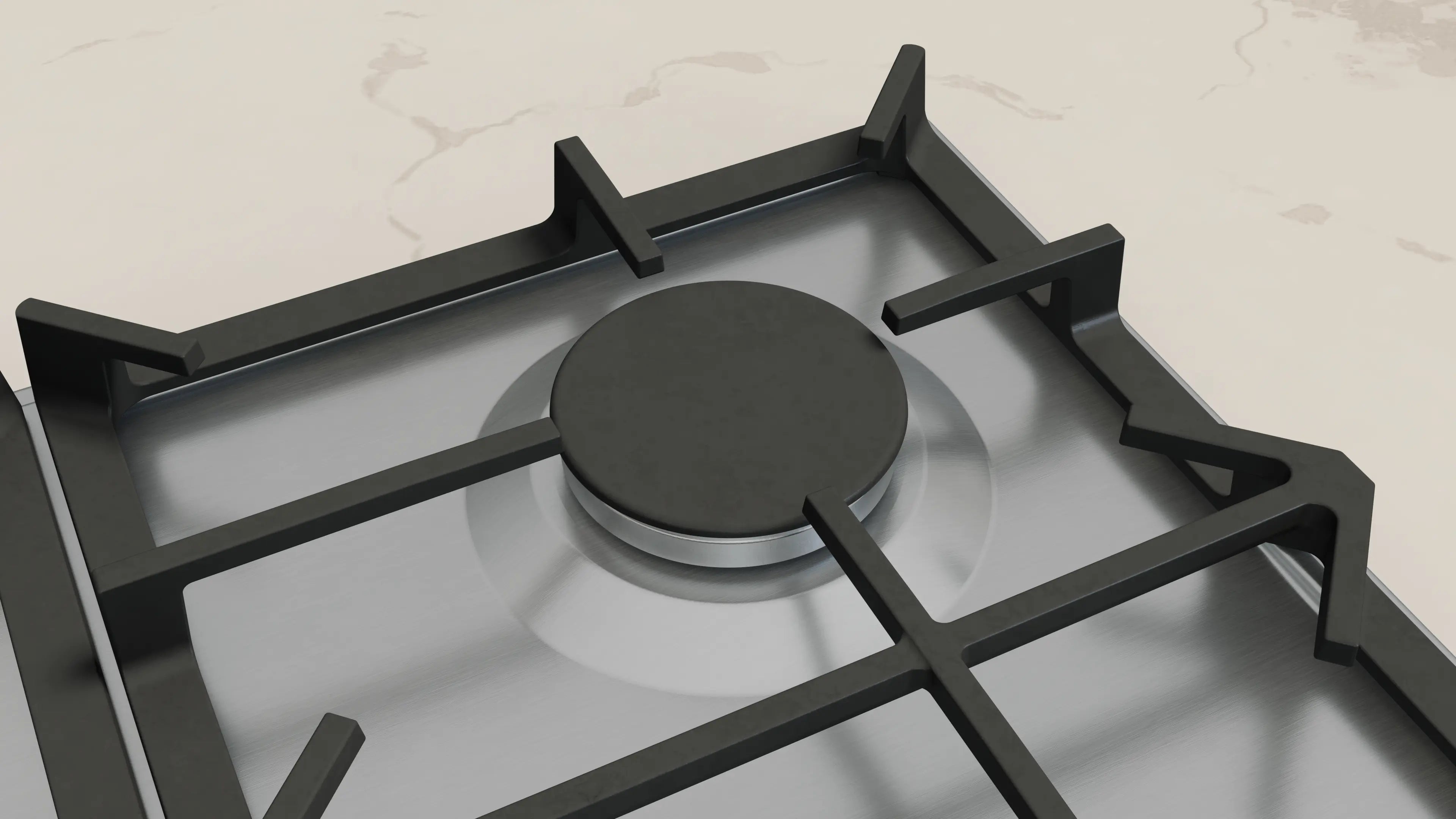 NEFF N 70 T29CIR8N0 90cm 5 burner gas hob in Stainless Steel