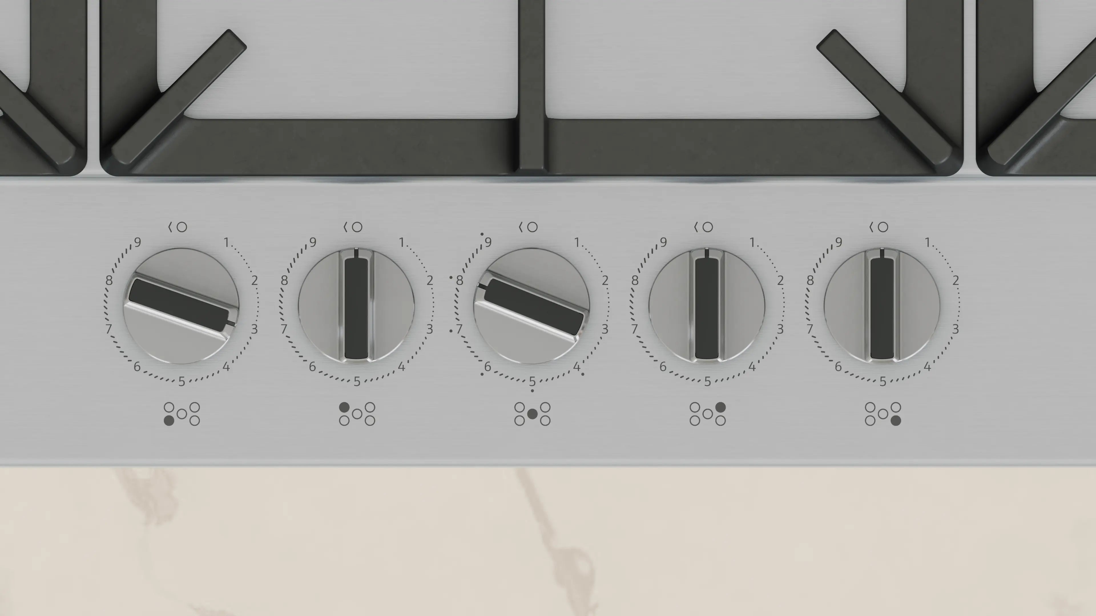 NEFF N 70 T29CIR8N0 90cm 5 burner gas hob in Stainless Steel