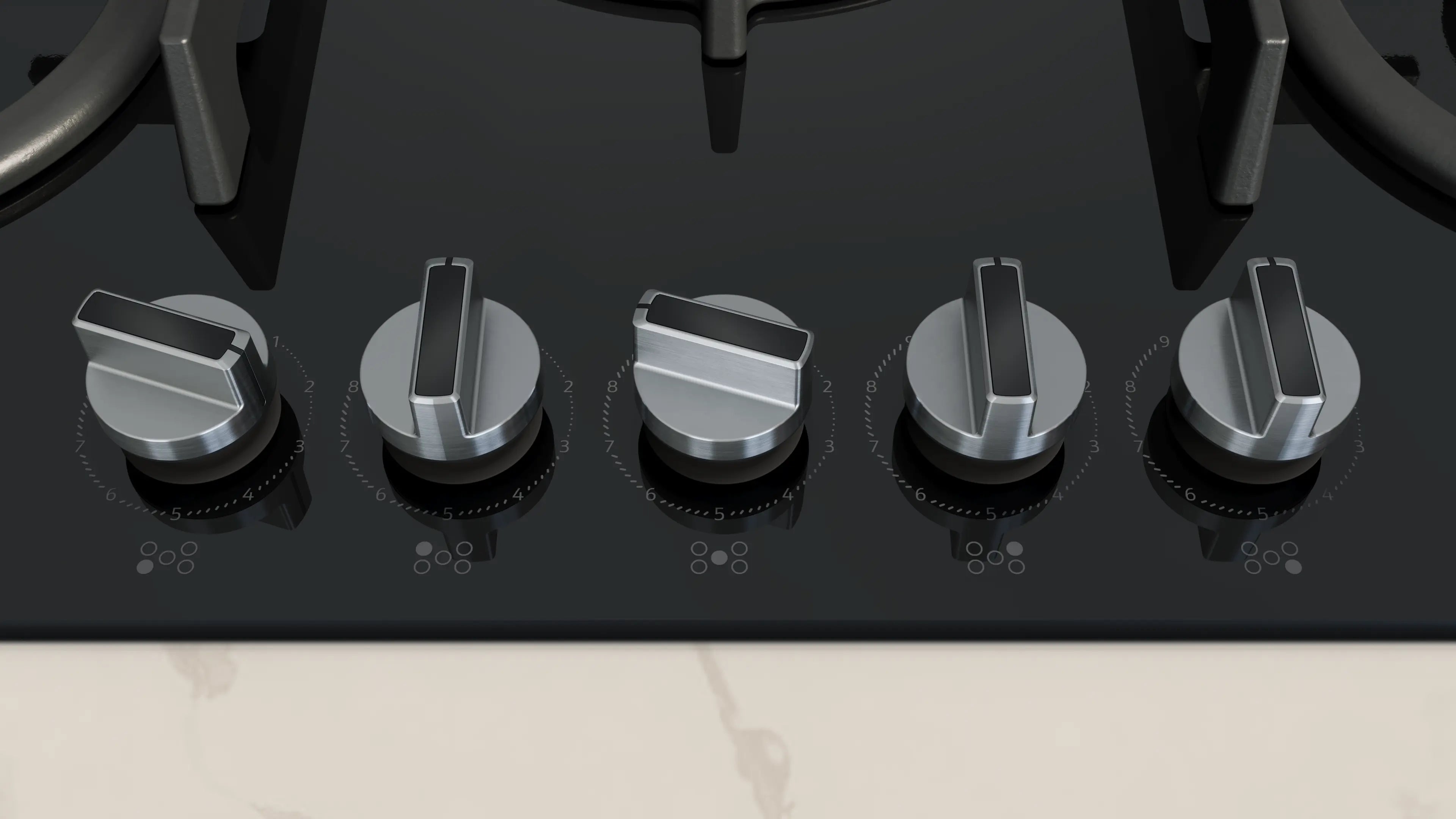 NEFF N 70 T27PIQ4S0 75cm 5 burner gas hob in Black