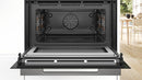 *EX-DISPLAY* Bosch Series 8 - Built-in compact oven with microwave function - 60 x 45 cm - Black | CMG7761B1B