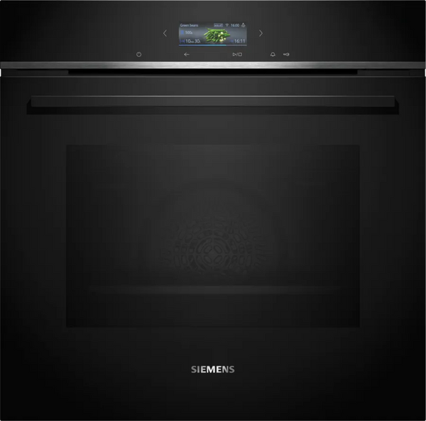 Siemens iQ700, Built-in oven, 60 x 60 cm, Black | HB772G1B1B