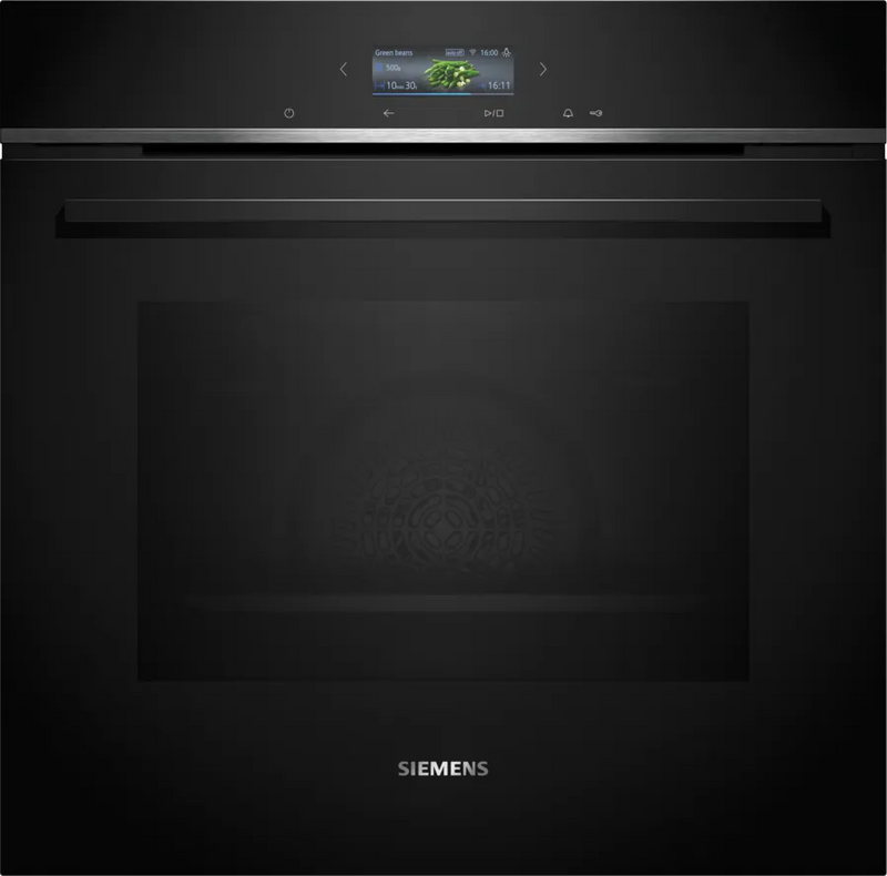 Siemens iQ700, Built-in oven, 60 x 60 cm, Black | HB772G1B1B