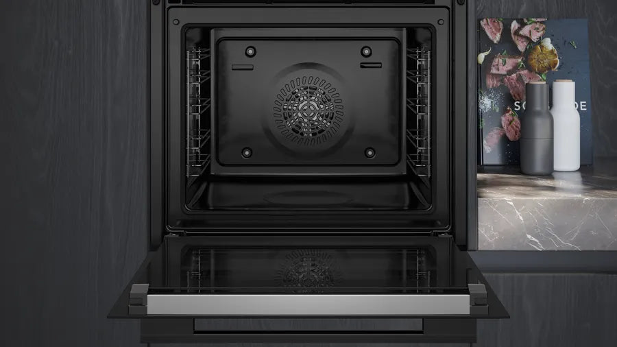 Siemens iQ700, Built-in oven, 60 x 60 cm, Black | HB772G1B1B