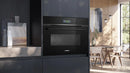 Siemens iQ700 Built‑In Compact Oven with Microwave Function – Black | CM724G1B1B