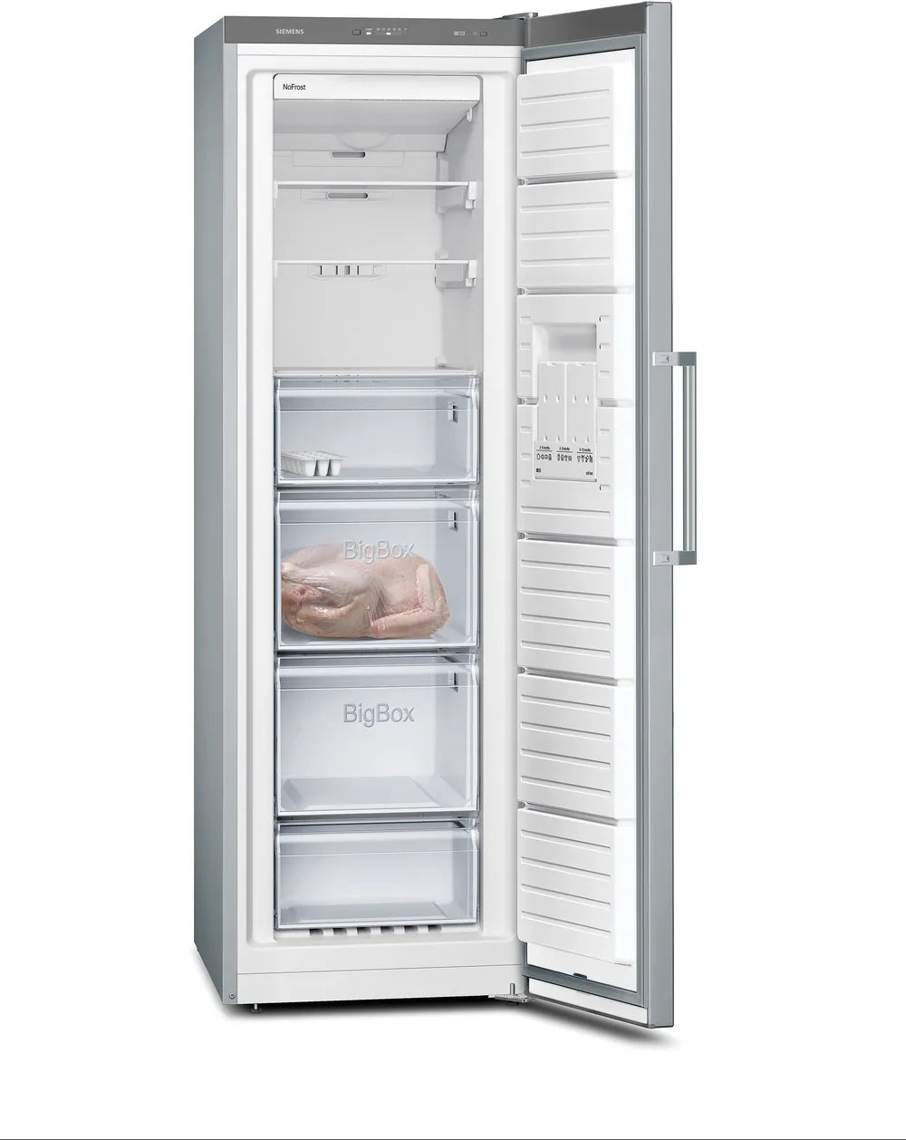 Siemens iQ300 242 L Freestanding Upright Freezer - Stainless steel | GS36NVIEPG