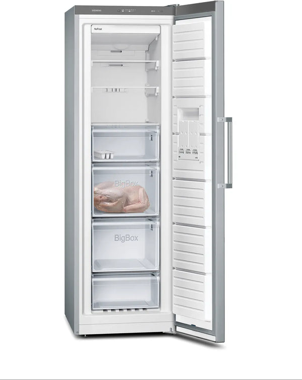 Siemens iQ300 242 L Freestanding Upright Freezer - Stainless steel | GS36NVIEPG