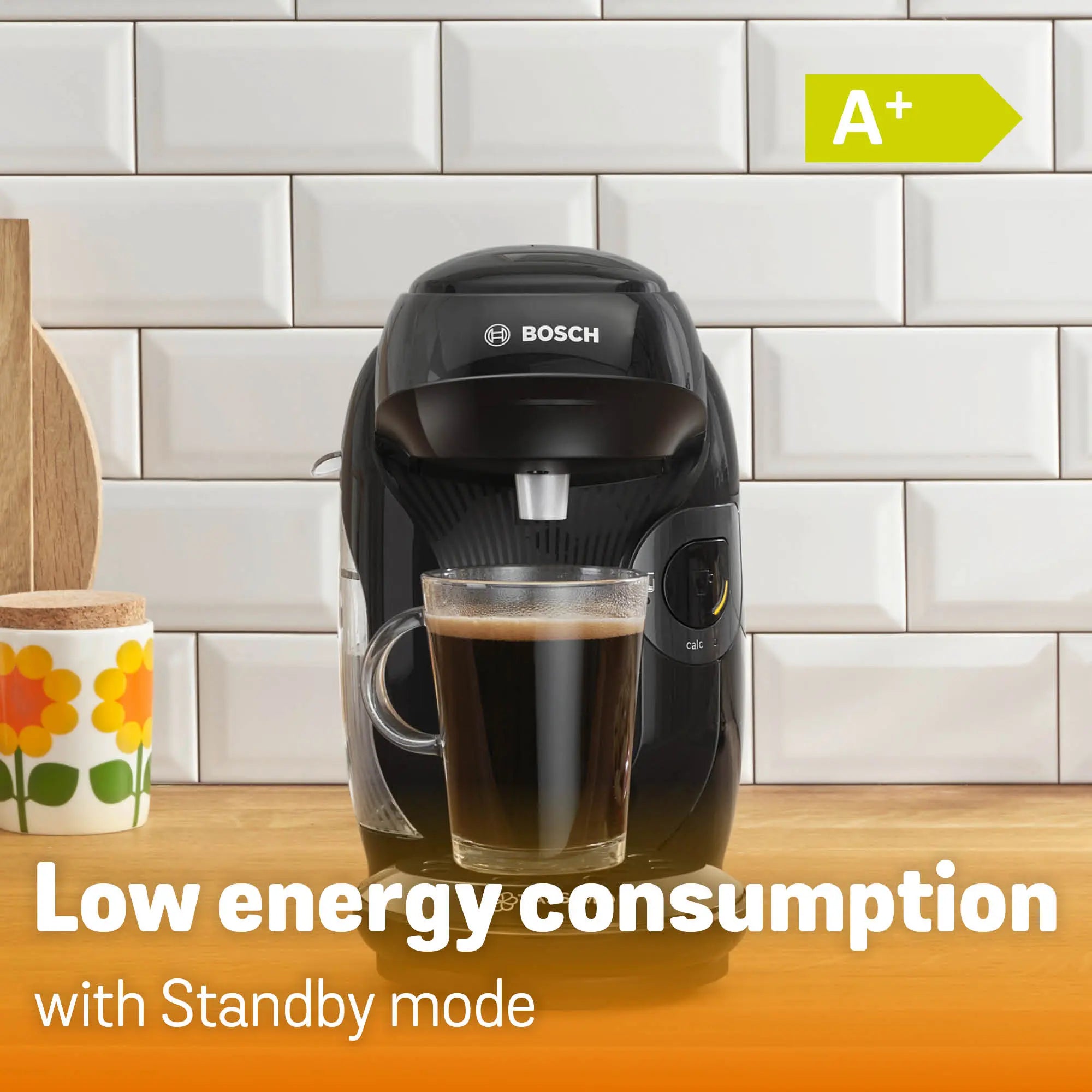 Bosch Tassimo Style Friendly pod coffee and hot drinks machine in Black
