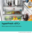 Siemens iQ300 363 L Freestanding Fridge‑Freezer – Brushed Black Steel | KG39NXXBF