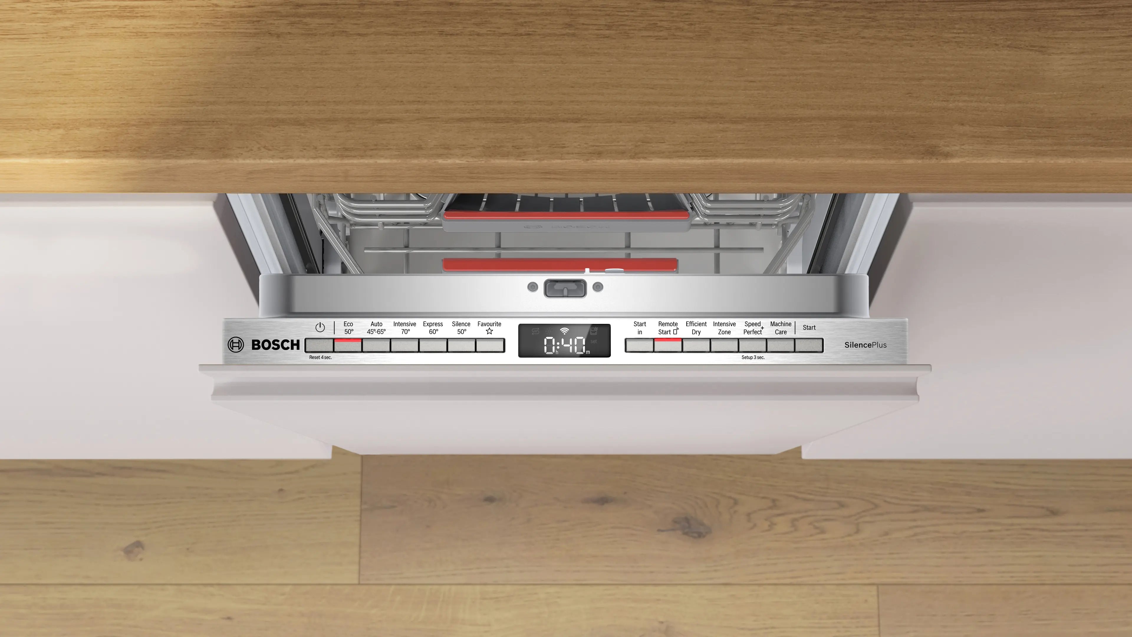 Bosch SPV4EMX17G Series 4 fully integrated 45cm slimline dishwasher