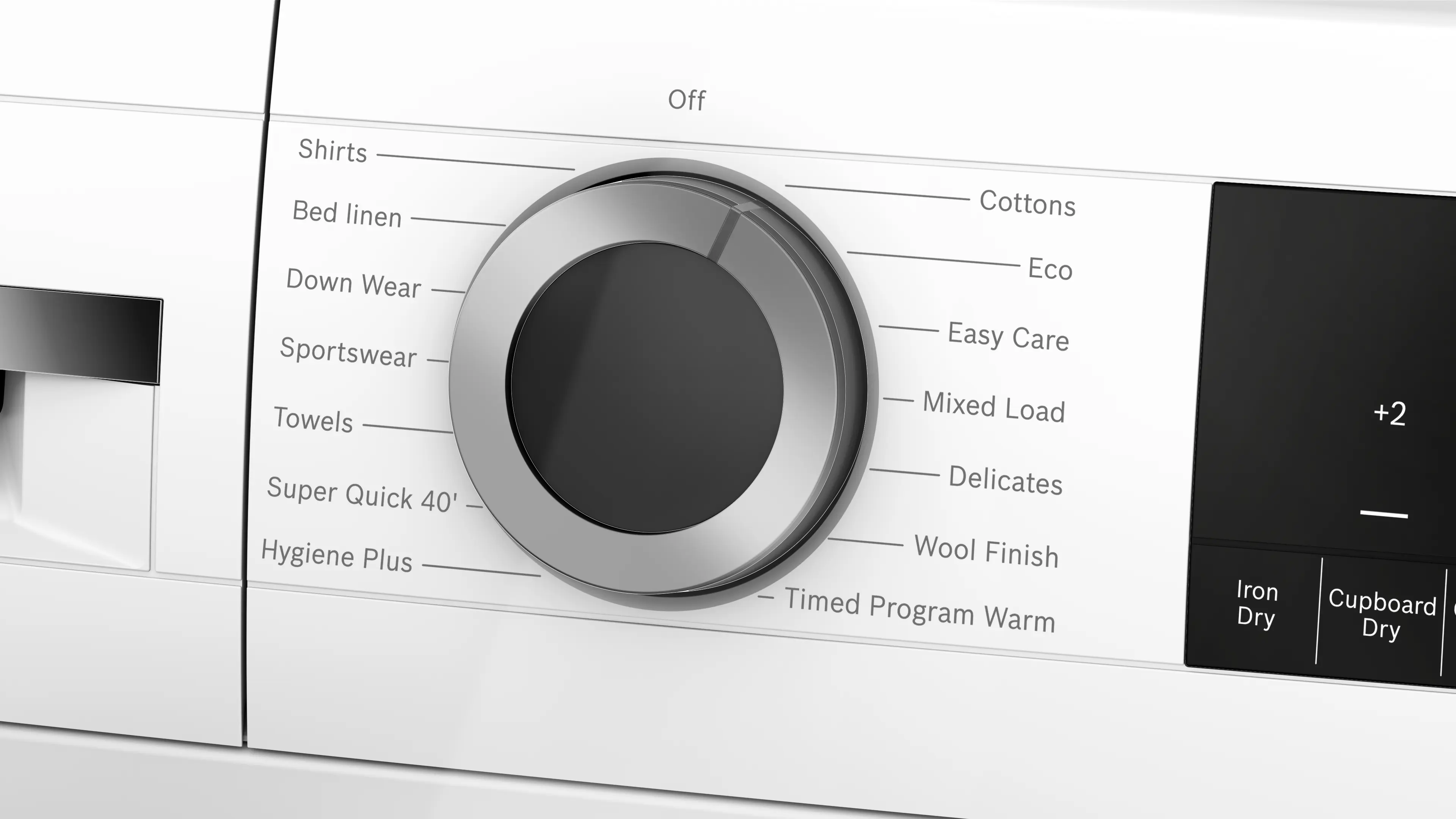 Bosch WQG24500GB Series 6 9kg heat pump tumble dryer in White