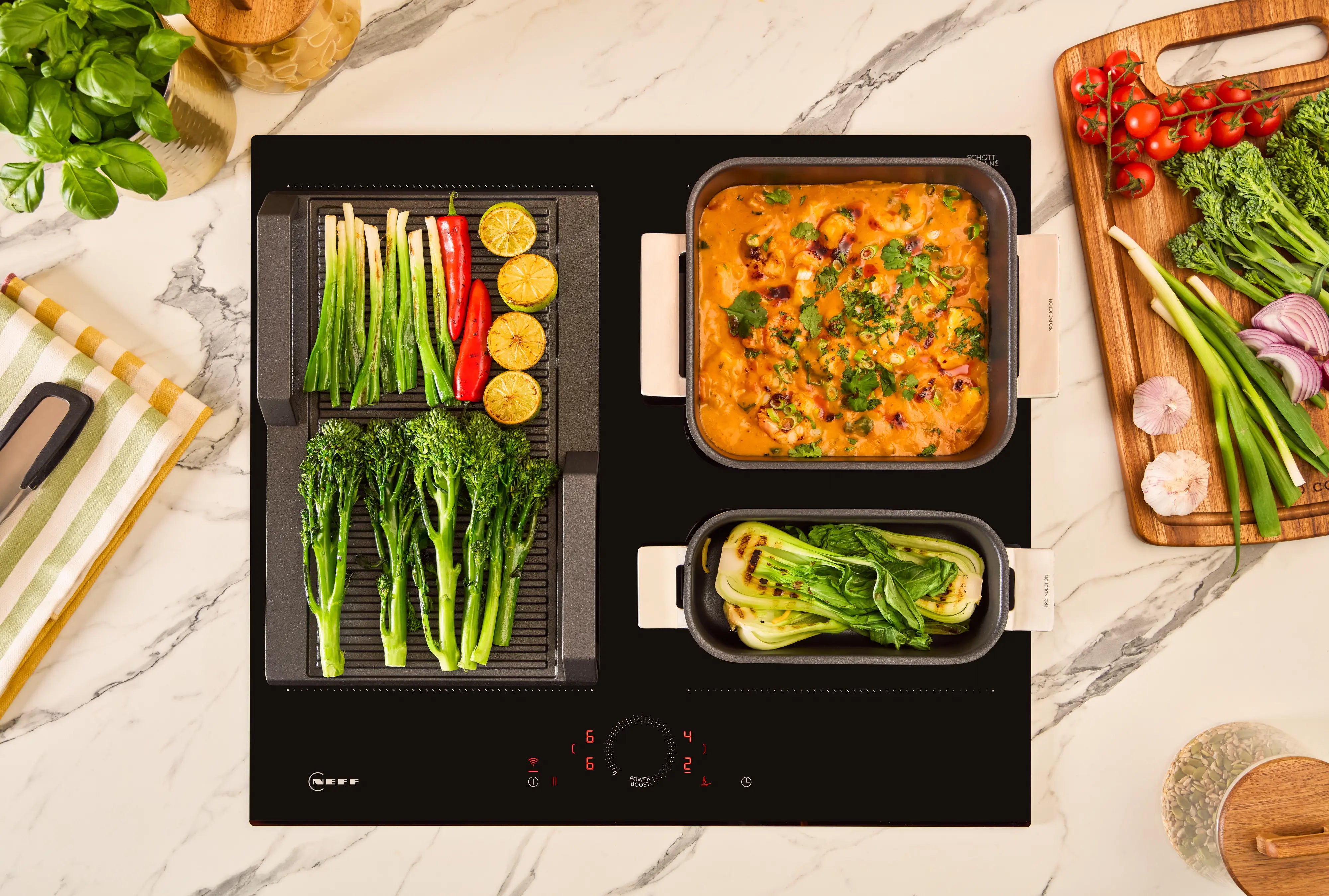 NEFF N 70 T66FHX4L0 60cm Flex Induction Hob in Black