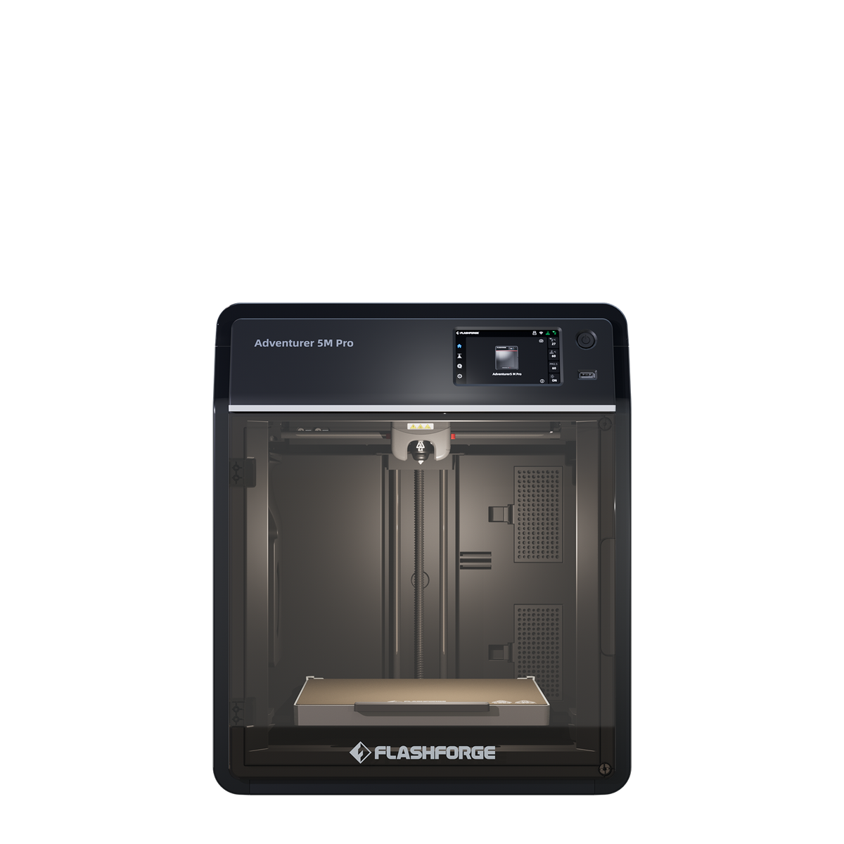 Flashforge Adventurer 5M Pro Enclosed CoreXY 3D Printer - front view