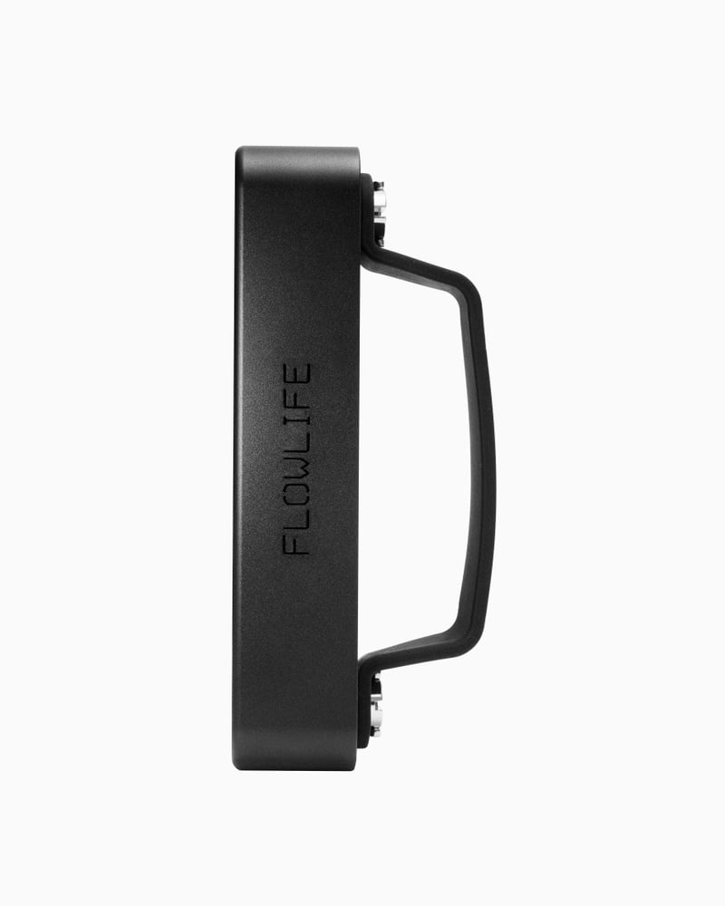Flowlife Flowlight Panel Go 60 Two Waves Portable Red Light Panel - Black - side view with handle