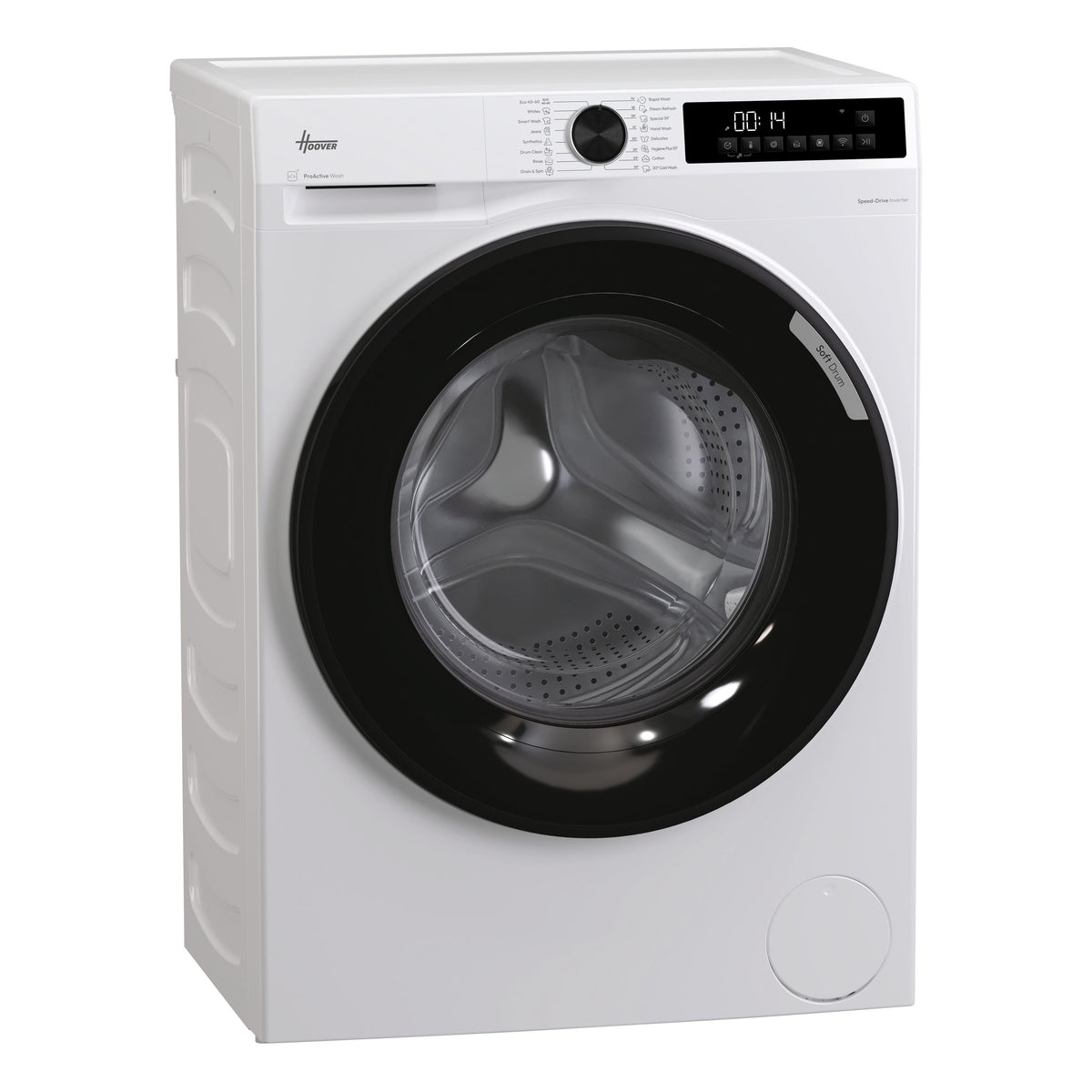 Hoover Pro Wash Series 3 9kg 1400rpm Washing Machine - White - angled view