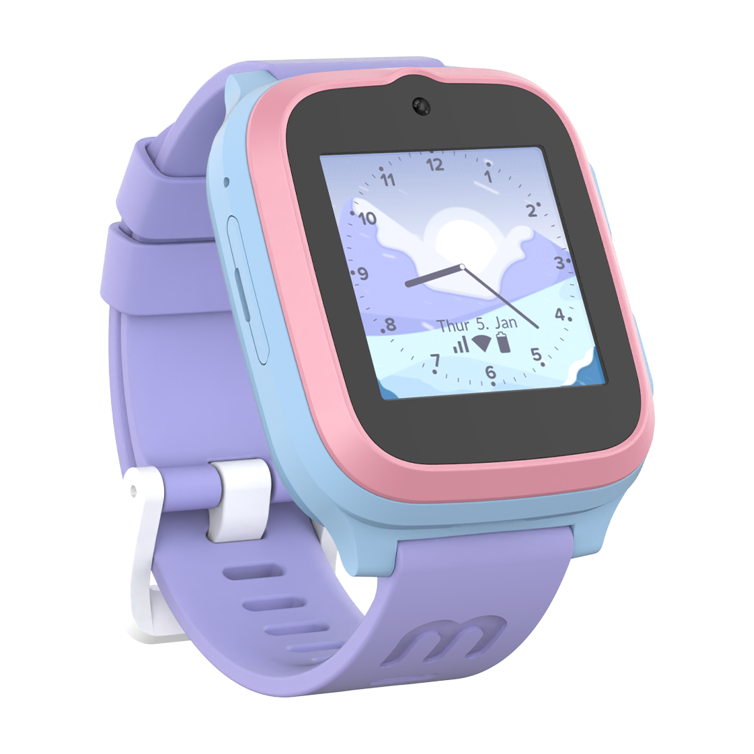 myFirst Fone S3 - 4G Kids Smart Watch with 1.4" Round AMOLED & GPS - Cotton Candy | 256-KW1401SA-CC02