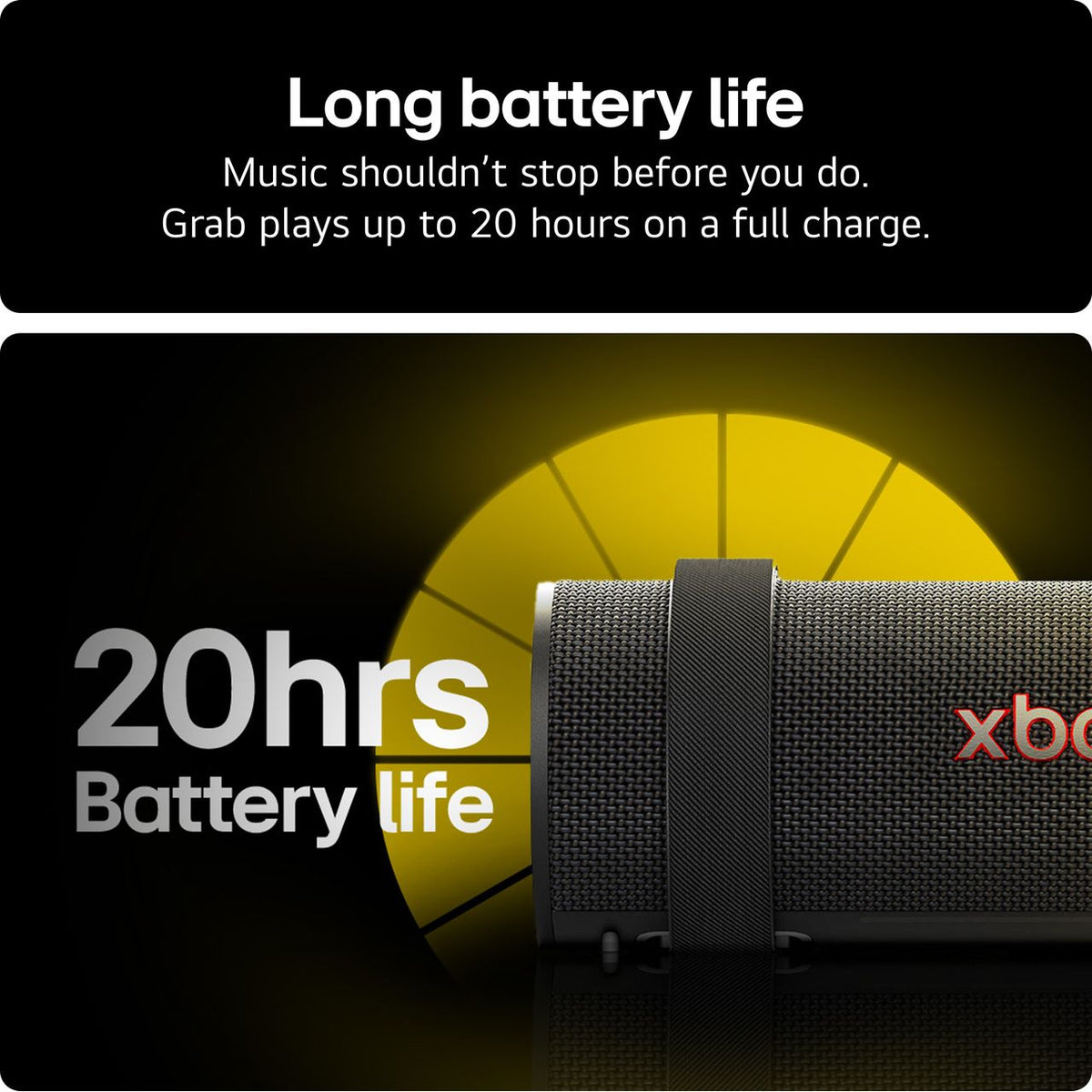 LG XBOOM Grab Portable Speaker 30 W | GRAB.AEUSLBK – view 6