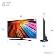 LG 43 Inch UT81 UHD TV (2024) | 43UT81006LA.AEK