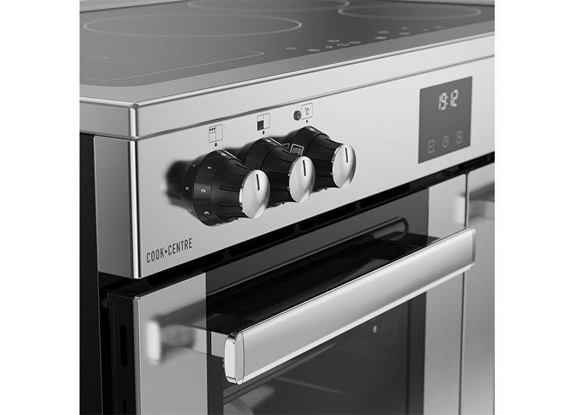 Belling Cookcentre 90Ei 90cm Induction Range Cooker - Stainless Steel - product detail