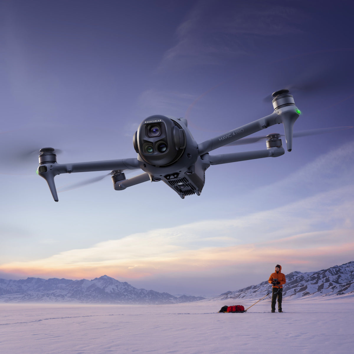DJI Mavic 4 Pro Tri-Camera Drone Fly More Combo (DJI RC 2) - in flight