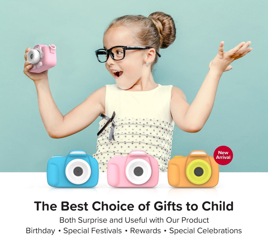 myFirst Camera 3 - 16MP Kids Camera with Dual Lens & Selfie Mode - Blue | 256-FC2003SA-BE01