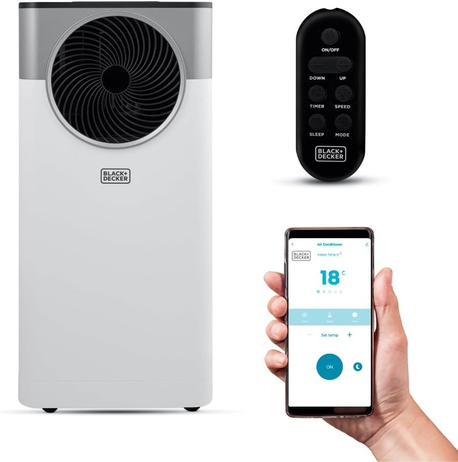 BLACK+DECKER 5,000 BTU Smart Portable Air Conditioner | BXAC40032GB