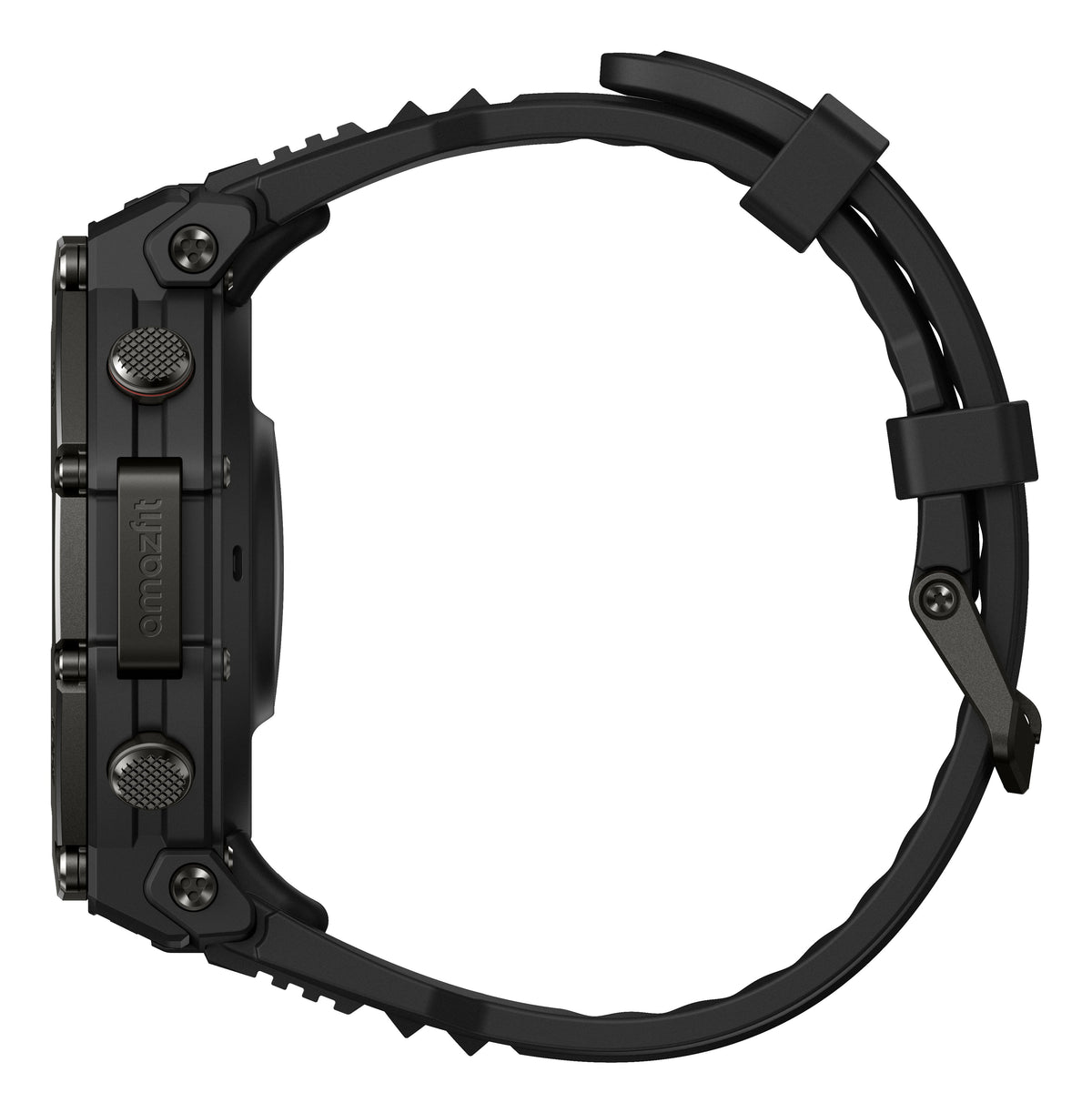 Amazfit T-Rex 3 Pro 48mm Smartwatch - Tactical Black - side profile