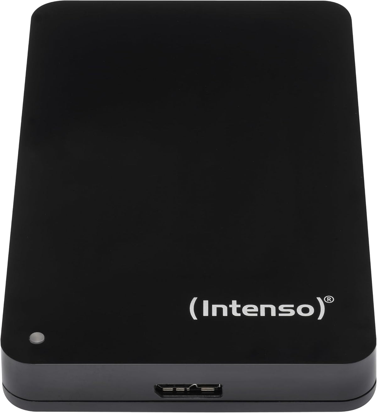Intenso Memory Case 4TB 2.5-inch Portable Hard Drive, USB 3.2 - Black - front view