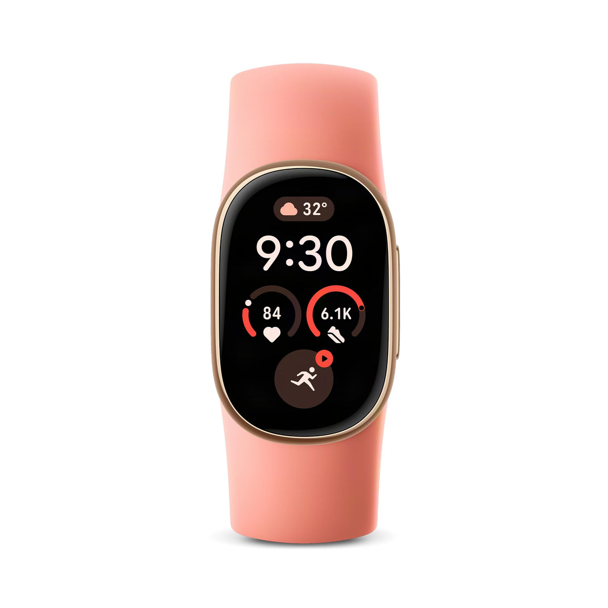 Google Fitbit Edge Smartwatch - Canyon Gold - front view