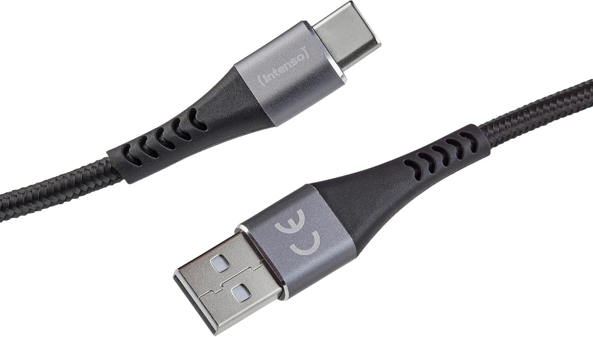 Intenso C315C USB-C to USB-C Nylon Cable 1.5m 60W - Black - view 2