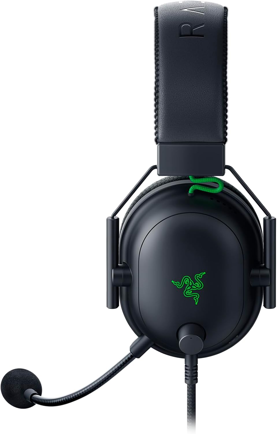 Razer BlackShark V2 Wired Esports Headset with USB Sound Card - Black - front view