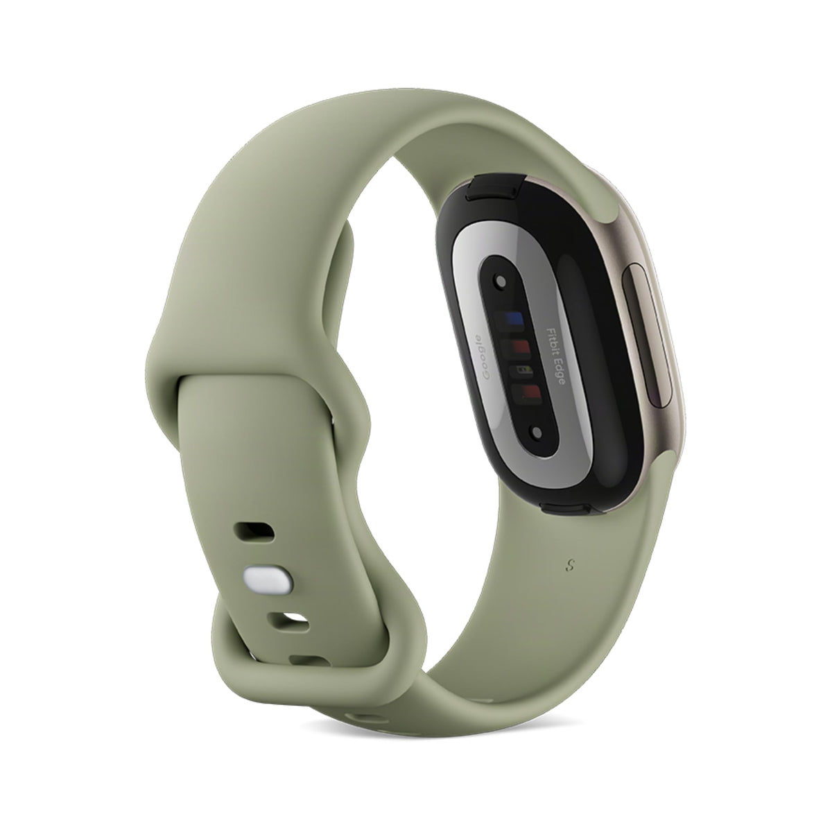 Google Fitbit Edge Smartwatch - Olive Pyrite - sensor array