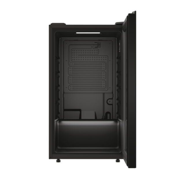 Hoover H-WINE 500 34 Bottle Freestanding Wine Cooler - Black - door open