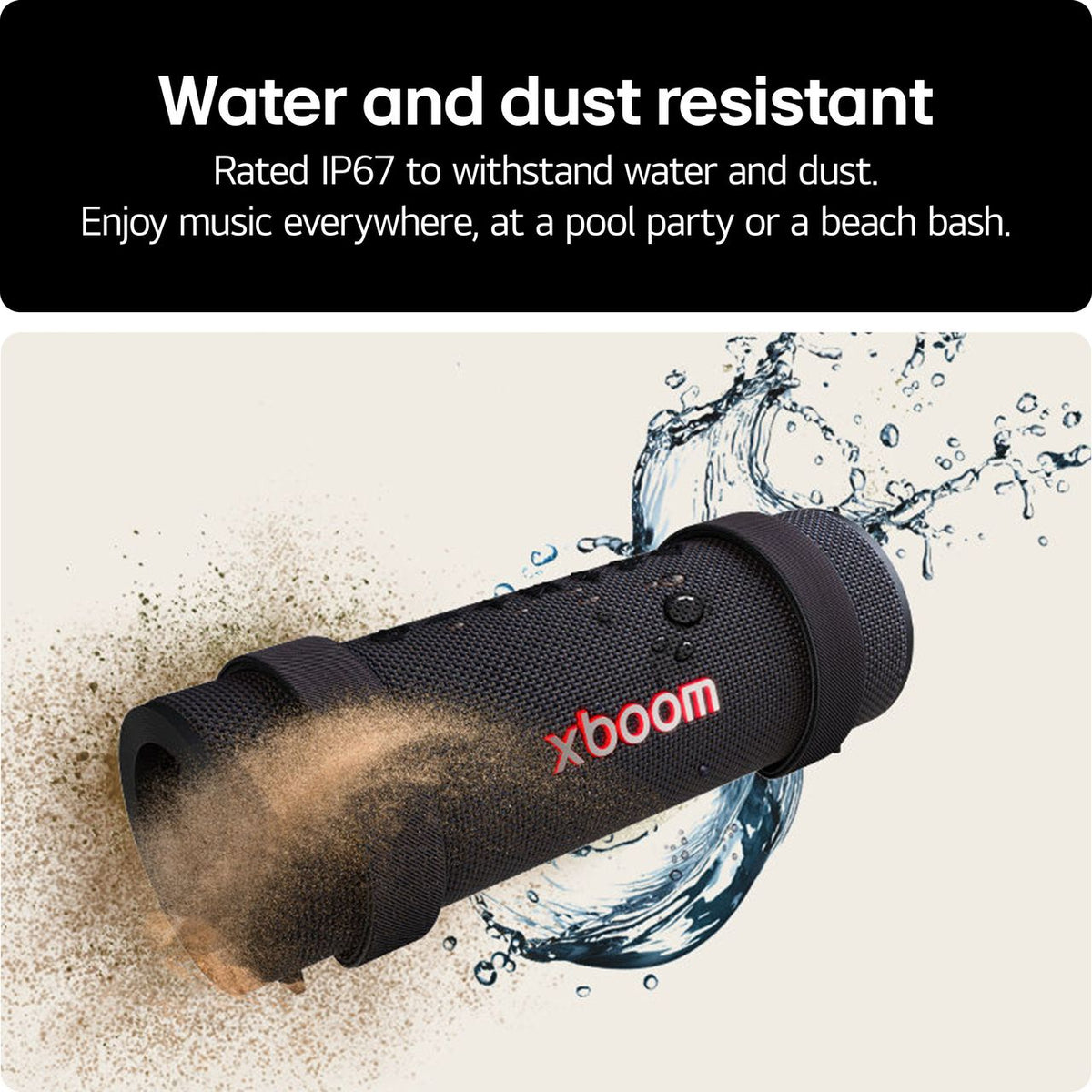 LG XBOOM Grab Portable Speaker 30 W | GRAB.AEUSLBK – view 7