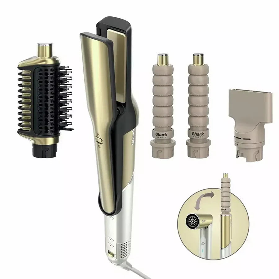 Shark Glam Straight and Waves Multi Styler - Gold | HD6041SUK