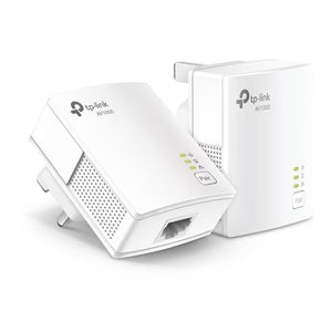 TP-LINK AV1000 Gigabit Powerline Starter Kit Wifi Booster | PA7017KIT