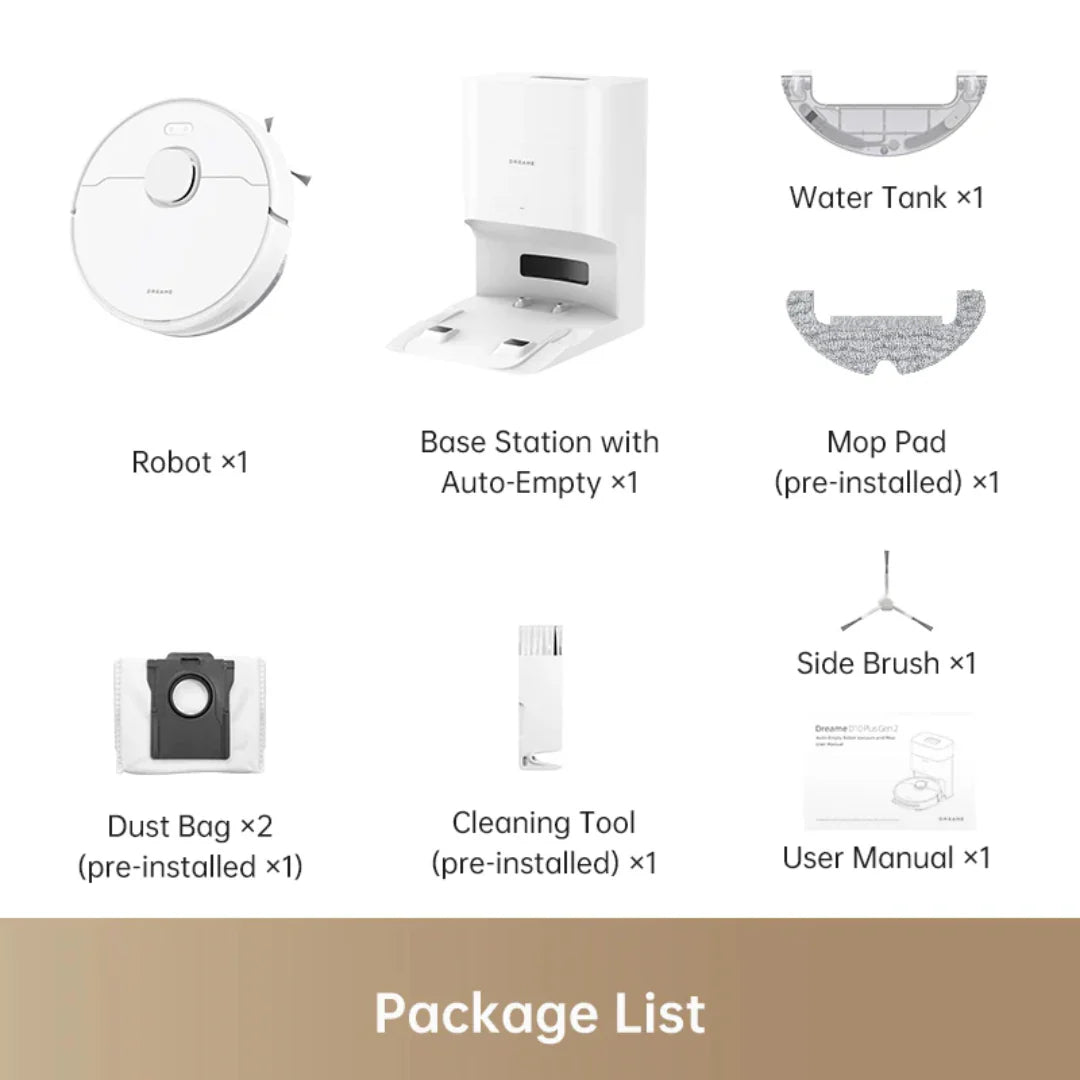 Dreame D10 Plus Gen 2 Robot Vacuum | RLD32GD