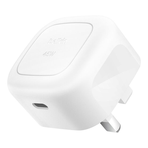 Belkin BoostCharge Compact USB-C Wall Charger 45W White product image