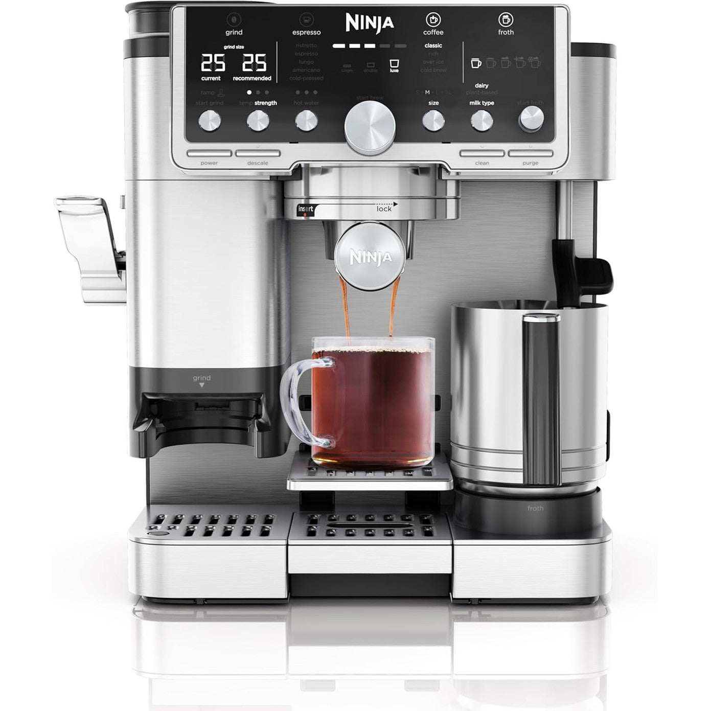 Ninja Luxe Café Pro 3‑in‑1 Espresso & Coffee Machine | ES701UK