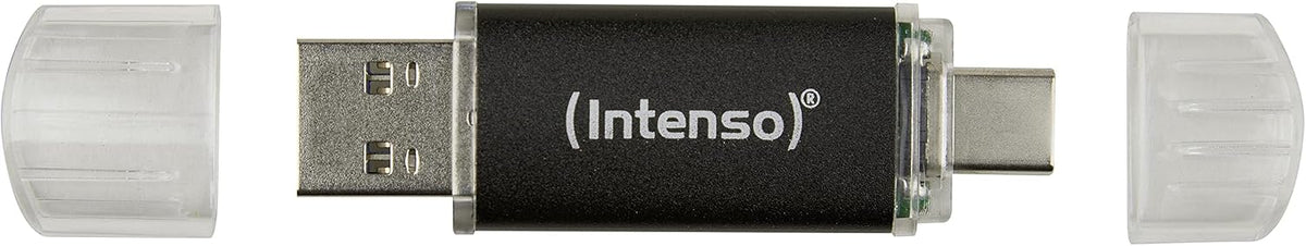 Intenso Twist Line 512GB USB 3.2 Dual Flash Drive, USB-C & USB-A - Anthracite - view 2